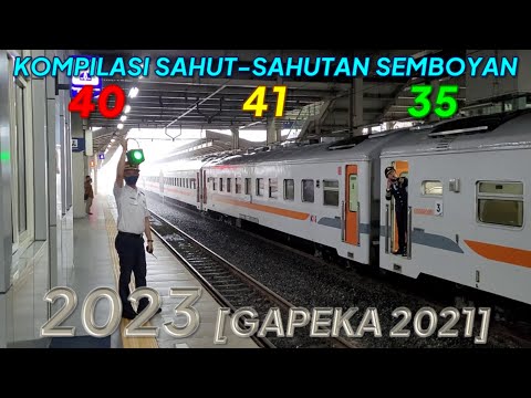 Aksi Masinis Kondektur PPKA - Sahut Sahutan Semboyan 40, 41, dan 35 di Stasiun Jatinegara