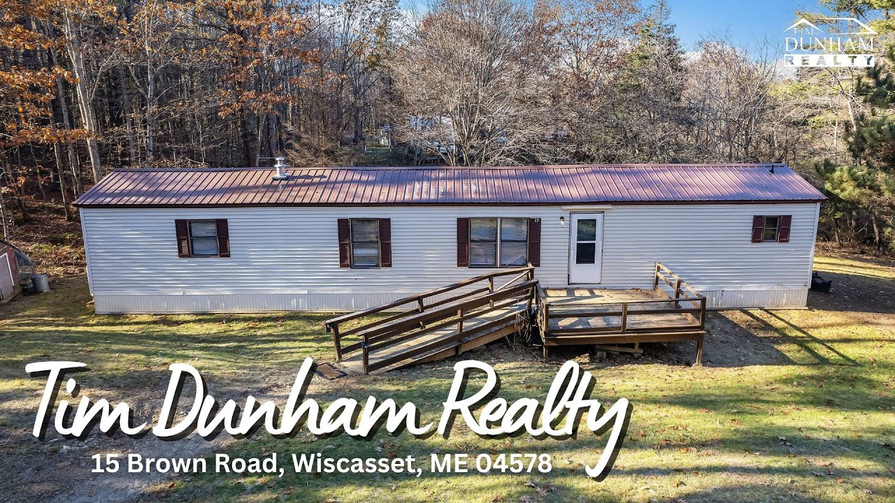 Tim Dunham Realty Real Estate Listing in Wiscasset Maine Mobile