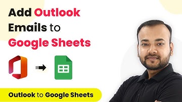 How to Add New Microsoft Outlook Emails to Google Sheets - Outlook Google Sheets Integration