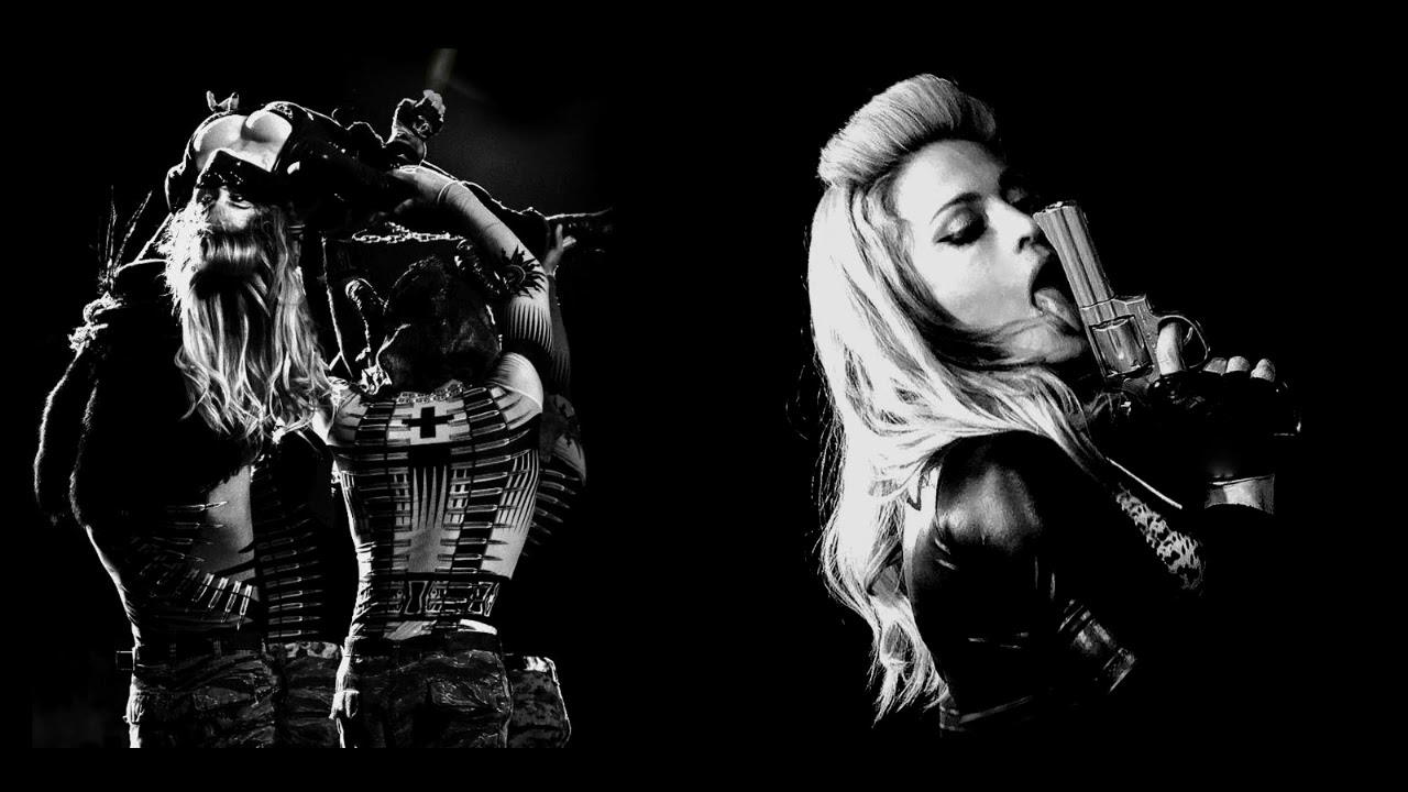 Madonna - Papa Don't Preach / Hung Up (MDNA Tour Studio) - YouTube