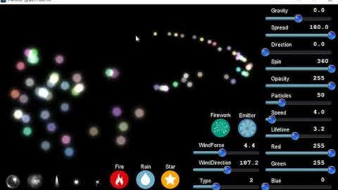 Particle System 粒子系統 (Cocos2d-x demo)