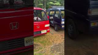 Don’t see these often … matching right side drive camper vans #summertravel #camping