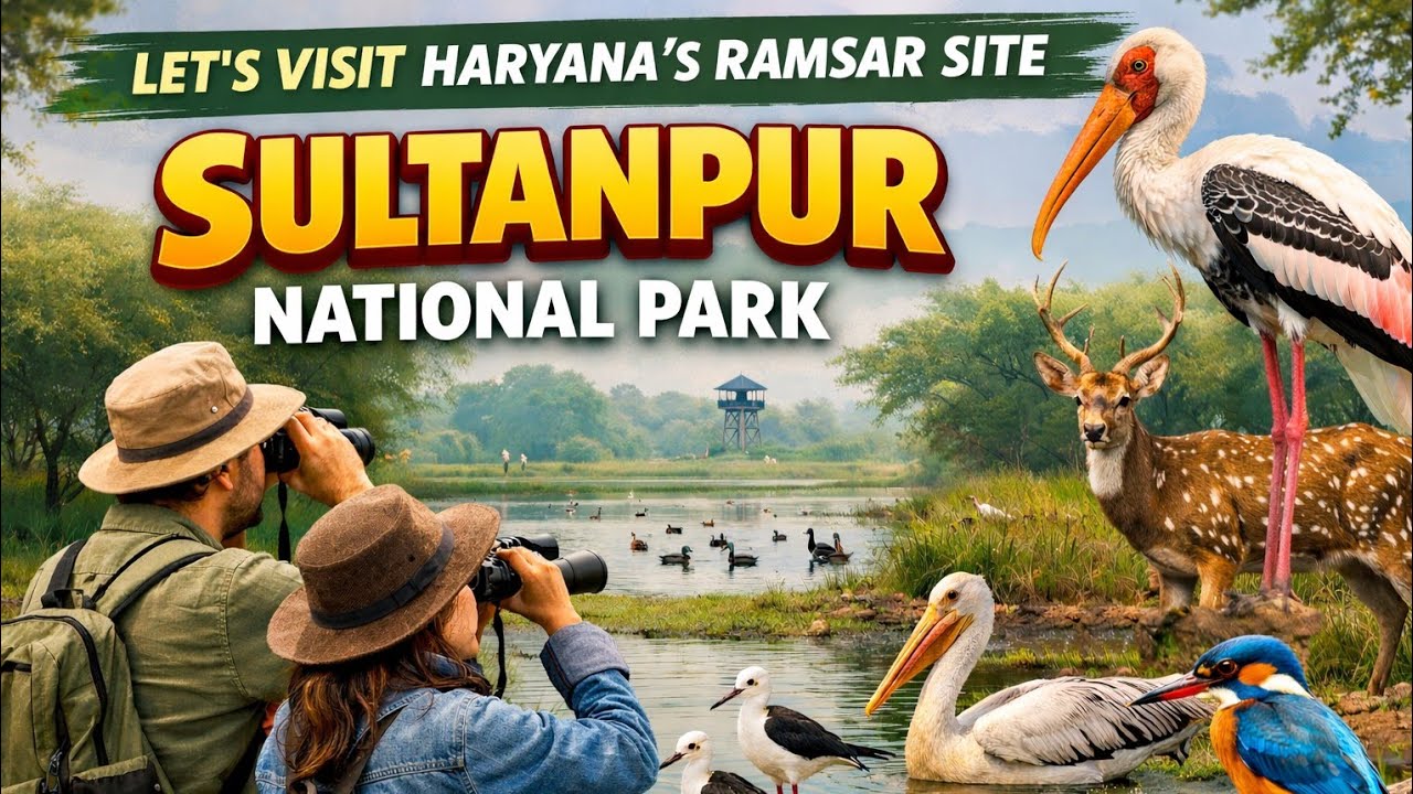 A visit to Haryana's Ramsar Site Sultanpur National Park | Gurugram | Vlogs