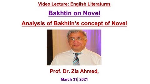 Bakhtin on Novel