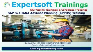 SAP S4HANA Advance Planning (ePPDS) Training | SAP S4HANA PPDS 2023 Training