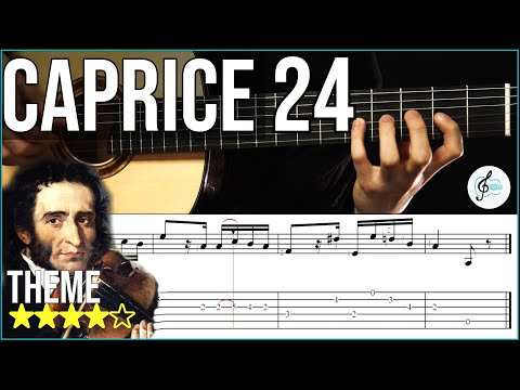 Paganini Caprice 24 "Theme" - TAB Tutorial