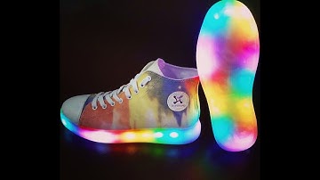 Freestyle High Top LED Shoes #FLEXCOPE