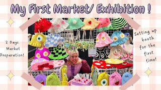 ✨ My First Market / Exhibition! Setting up booth - Market Day ✨