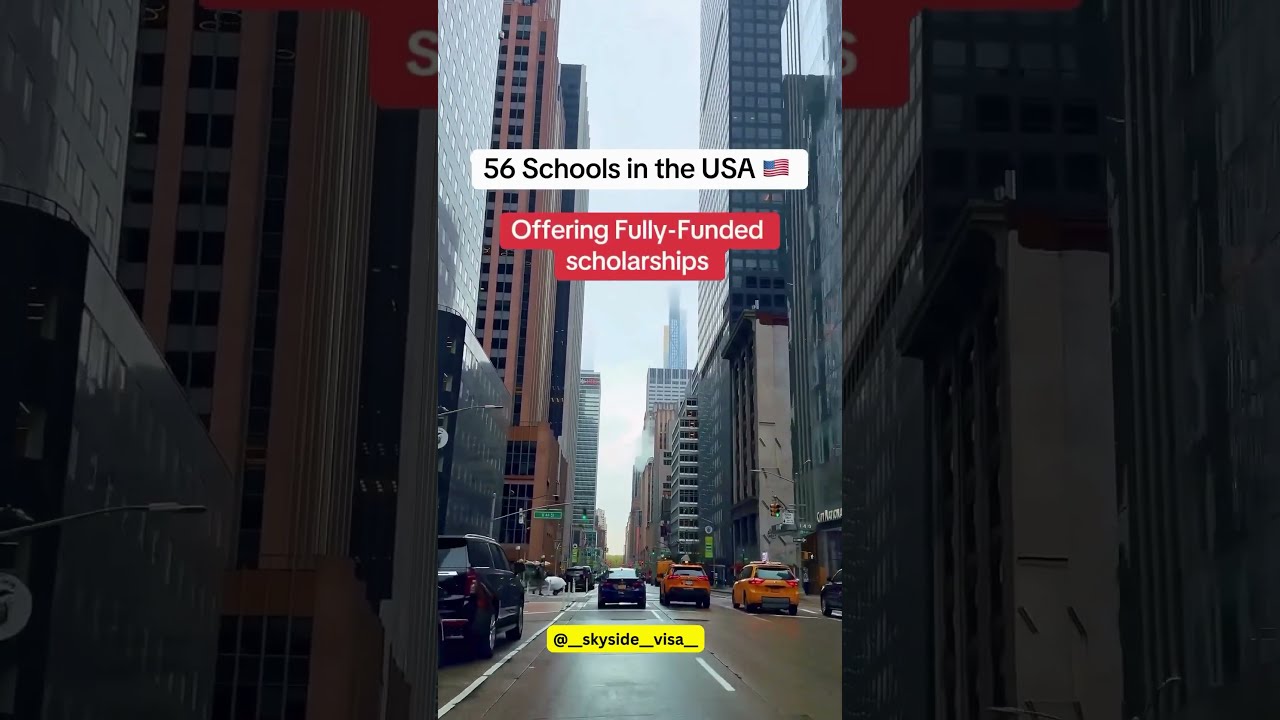 Fully Funded Scholarships For International Students In USA 2024