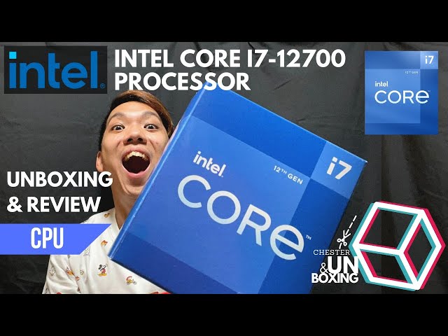 Intel i7 12700k CPU Unboxing 