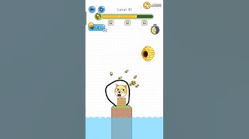 Chotta sa Dog ko Kaisan bachaye 🥵 | Level 61 - SAVE THE DOG GAME #shorts #funny #savethedoge #viral