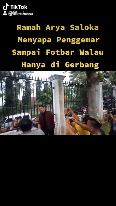 Teriakan Histeris Dari Fans Arya Saloka