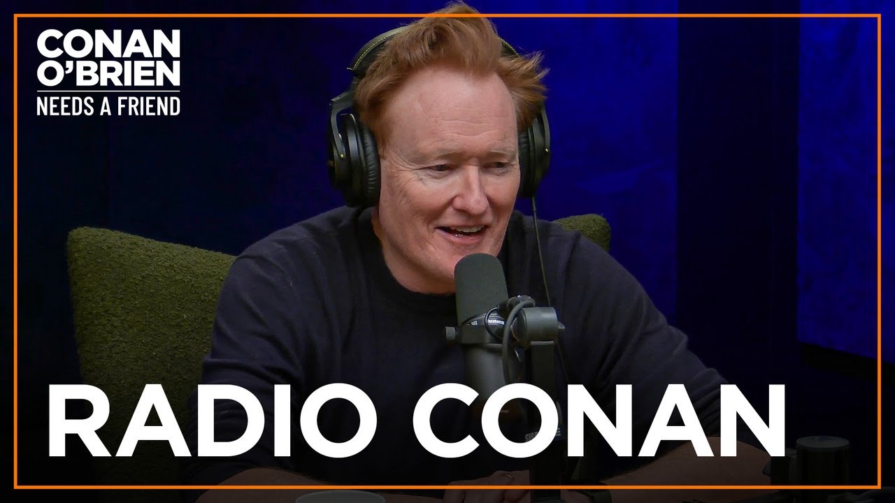 Conan Listens To Himself On Team Coco Radio | Conan O'Brien Needs A Friend