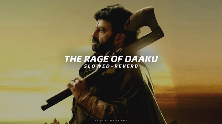 The Rage Of Daaku - Slowed + Reverb | Thaman