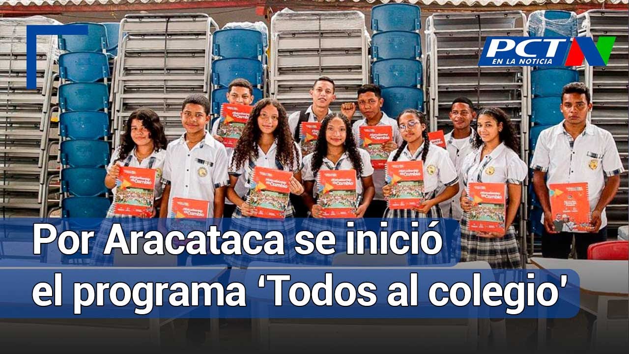 Por Aracataca se inició el programa ‘Todos al colegio’ - YouTube
