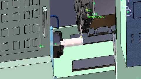 Mô phỏng máy tiện bằng CATIA_Turning CNC machine simulation by CATIA