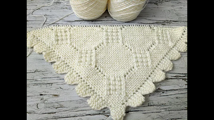 How to knit the Lacey C2C Beaver Tooth Blanket with Edging