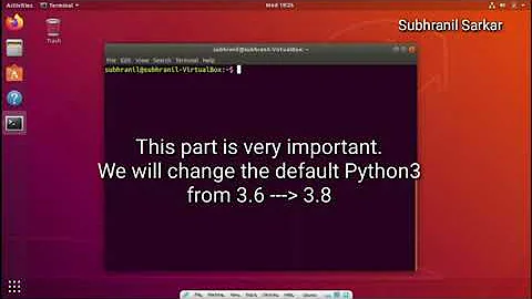 Installing Python3.8 along with Pip3 in Ubuntu 18.04 | Change Default python3 in your system.