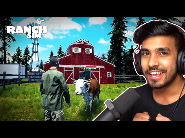 MOVING COW & PIGS TO BARN  RANCH SIMULATOR GAMEPLAY #4 