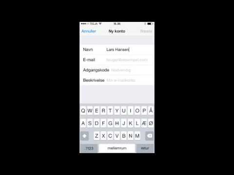 Opsætning af Jubii Mail på iPhone/iPad (iOS 7)