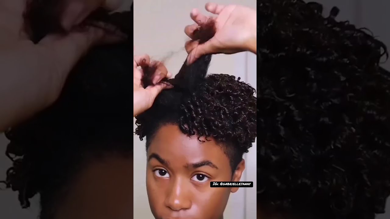 Finger Coiling Routine On Type4 Natural Hair Using Kera Care IG Gabriellejanay