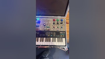 Circuit Bent Casio SK-1 Modular Synth Briefcase #circuitbending #modularsynth