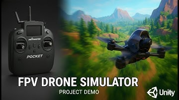 Built a Unity simulator for FPV drones using a real RC controller