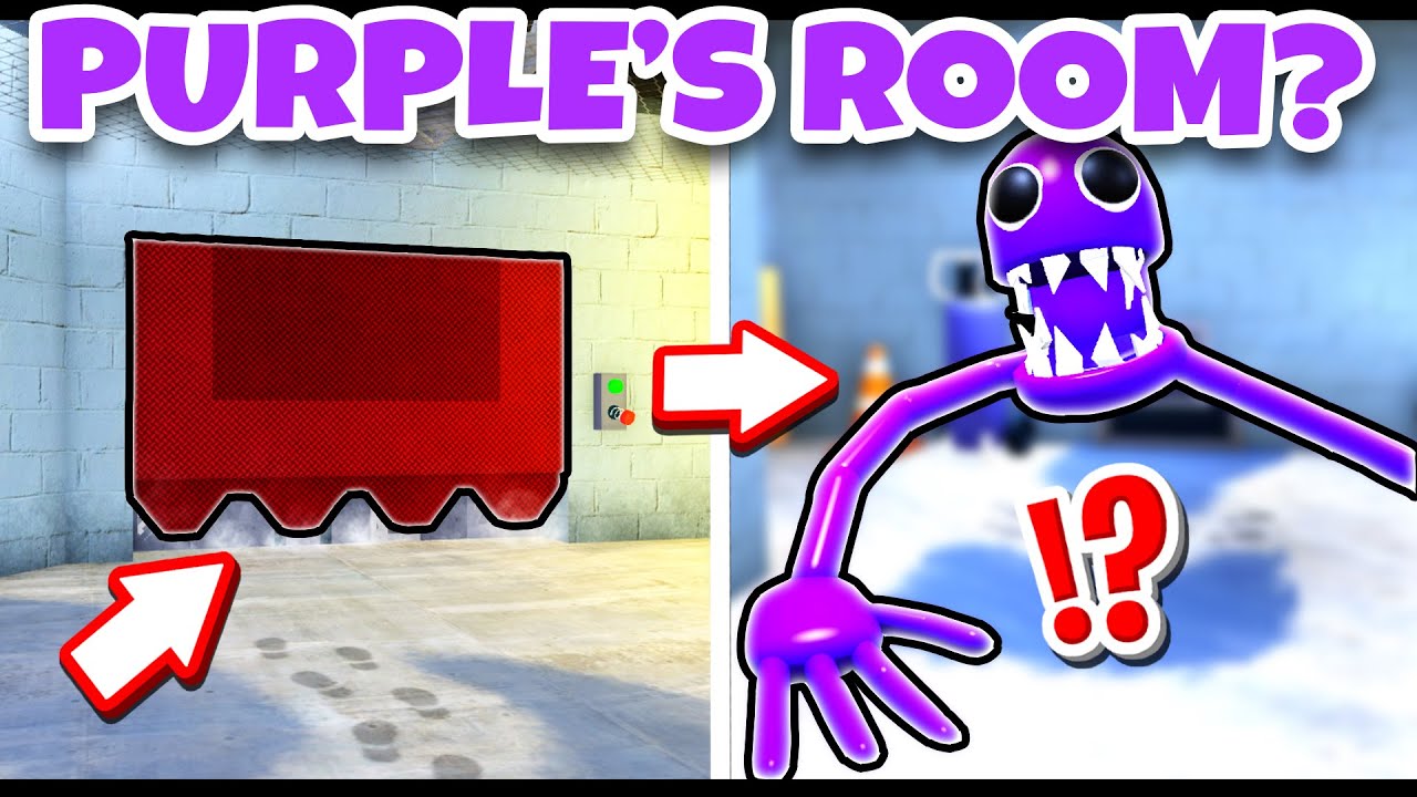 Is THIS Where PURPLE HIDES In ROBLOX RAINBOW FRIENDS?