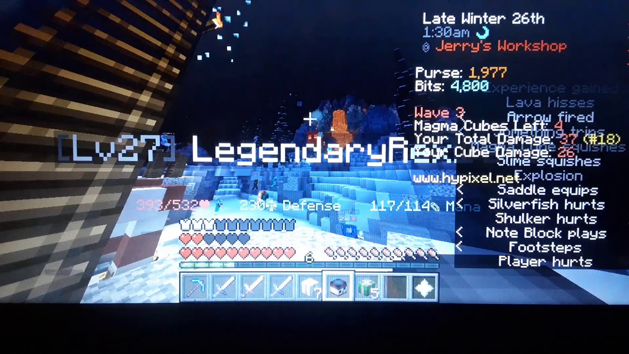 hypixel skyblock ep 5 Jerry raid why so much lag? YouTube