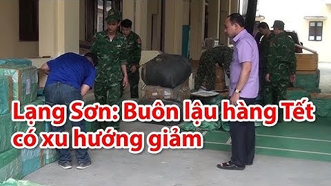 Lạng Sơn: Buôn lậu hàng hóa Tết qua biên giới có xu hướng giảm - PLO