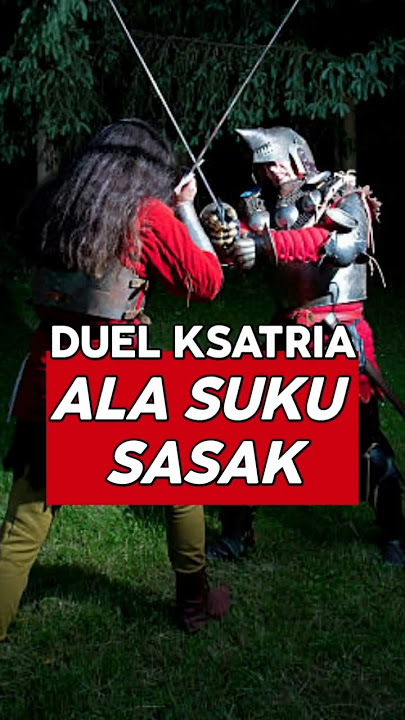 Duel ksatria ala suku Sasak #shorts #budayaindonesia #lombok