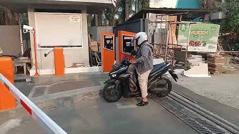 JUAL portal otomatis, pintu palang parkir, barrier gate LED #palangparkir #safety #fyp #trending