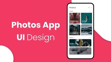 Flutter Photos App UI Design | Flutter UI Design | Speed Code