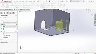 Solidworks Tutorial 35 : Flattening And Folding