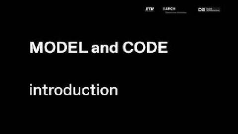 MODEL and CODE intro