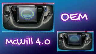 Sega Game Gear Mcwill 4.0 Side By Side Comparison