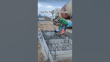 How to Use PVC pipe to cast concrete