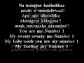 Diamond Platnumz ft Davido My number one Remix Lyrics -Bongo flava