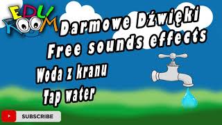 Darmowe dźwięki - Free sounds effects -  Woda z kranu / Tap water (Free) Non-Copyrighted screenshot 2