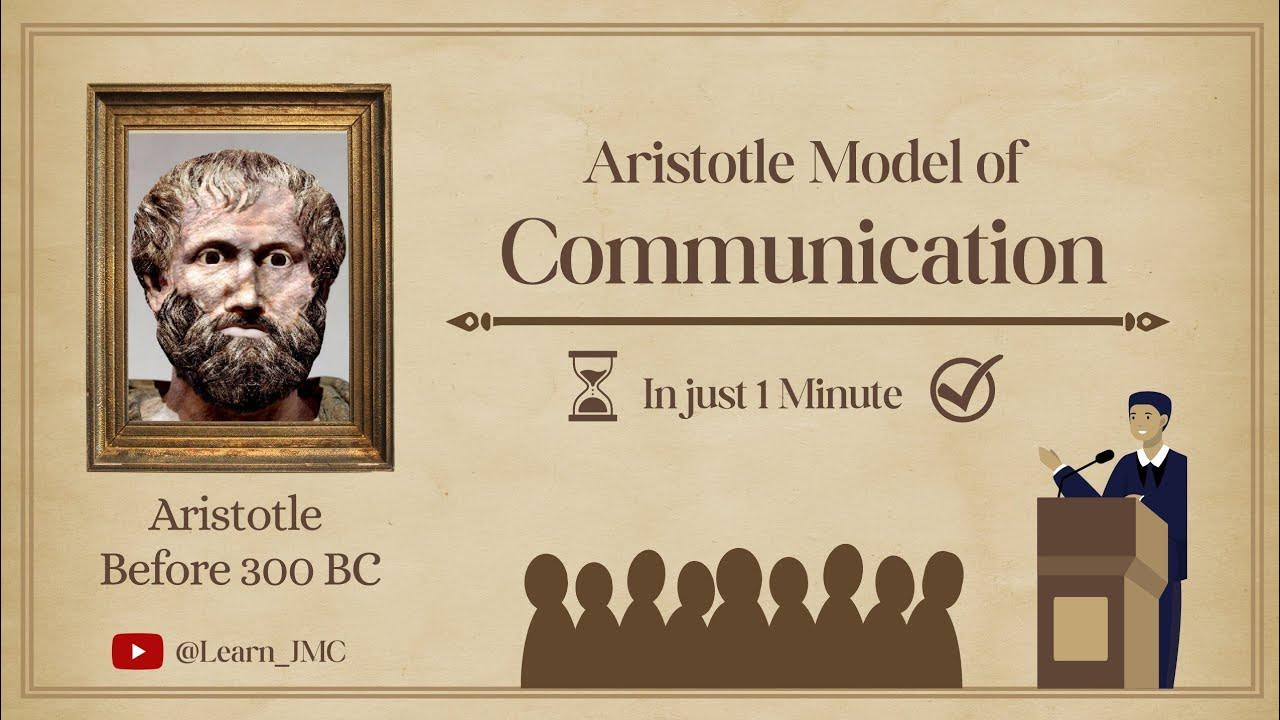 Aristotle Model of Communication | Models of Communication | Mass ...