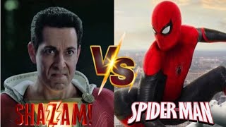 Shazam vs Spider man 🥶।। Fight Comparison ।। How to winner ? #marvel #dc