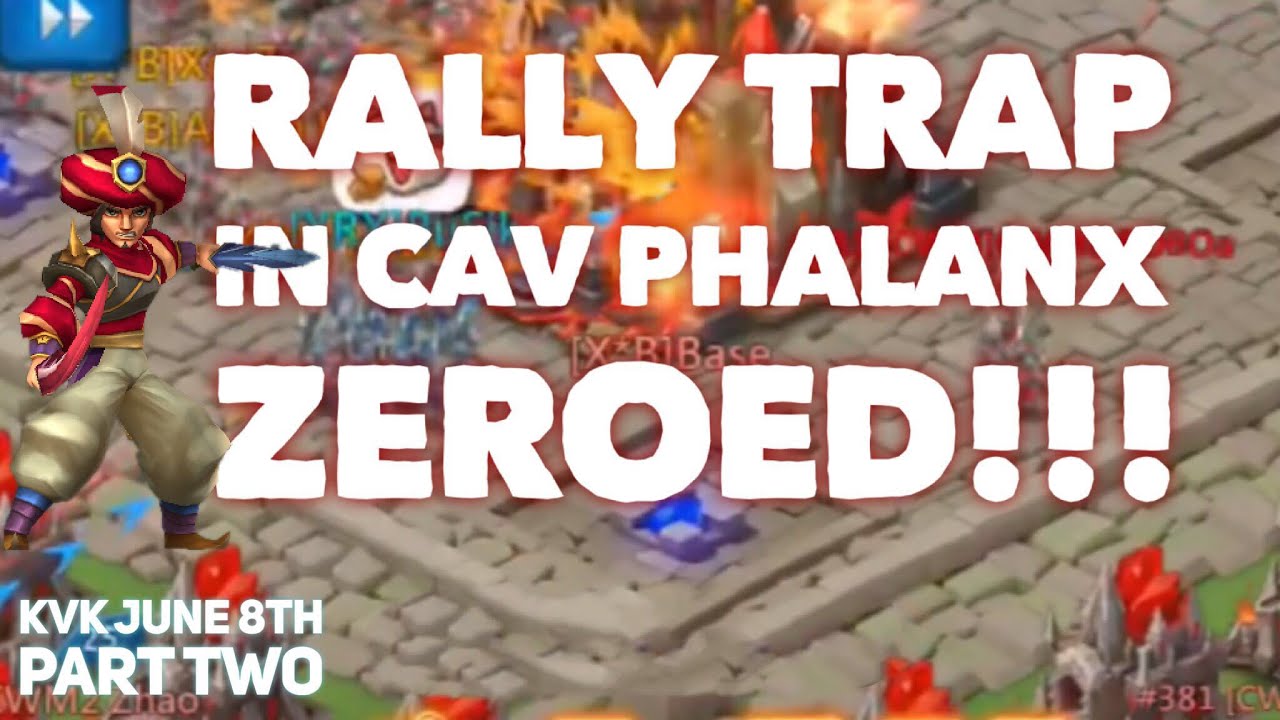 KvK RALLY TRAP with 13 MILLION TROOPS ZEROED part 2 Lords Mobile - YouTube