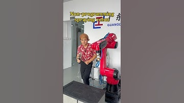 Spraying robot #automation #machine #industrialrobots #spray #robot