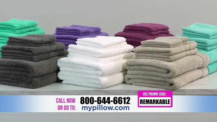 Best Towels I've ever used! Save up to 80% off with Free MyPillow Promo code, "REMARKABLE" now! 🥳