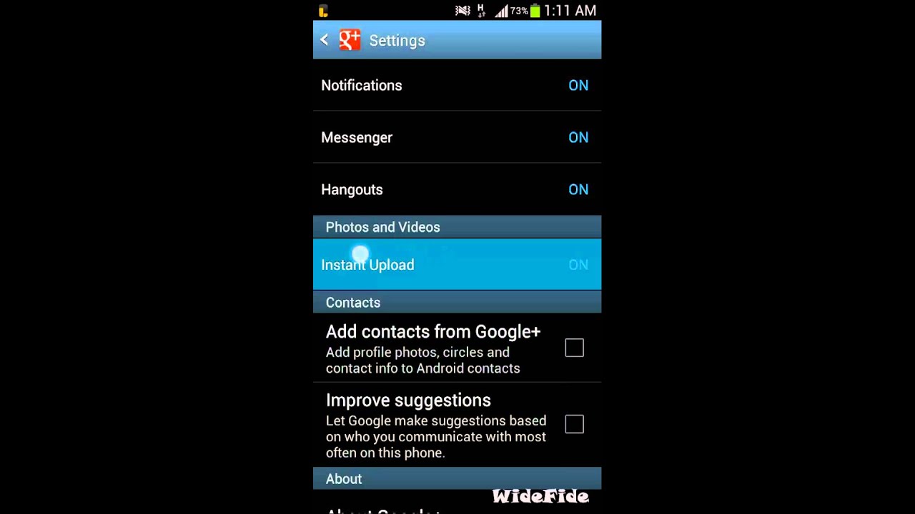 Delete photos google+ instant upload ipad