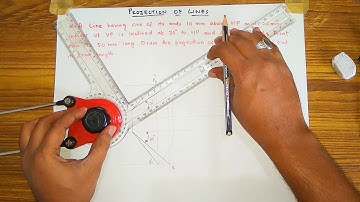 Projection of Lines (Hindi)