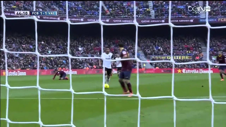 Barcelona - Valencia Highlights HD 01.02.2014