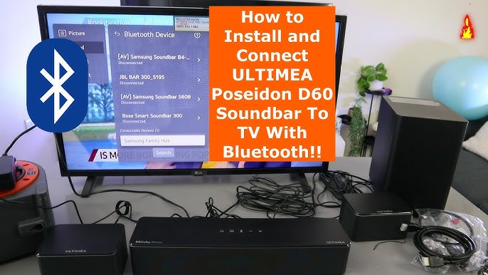 ULTIMEA Poseidon D60 Soundbar/Unboxing and Operation Tutorial