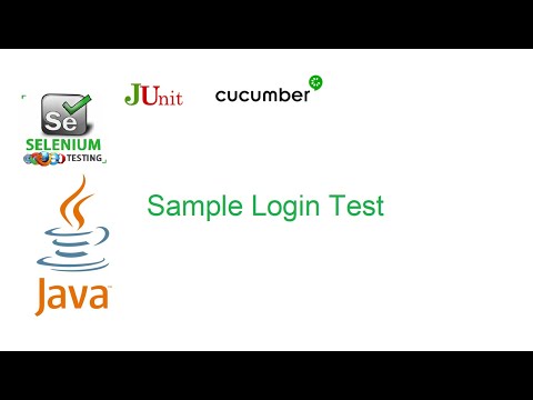 Selenium Cucumber Java BDD Framework Class 4: Sample Login Test