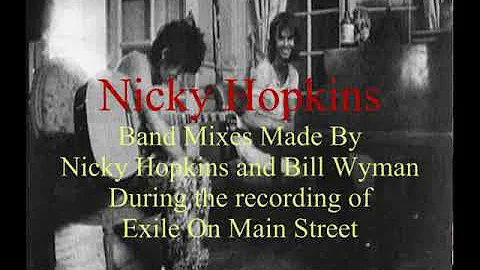 Band Mixes Made By Nicky Hopkins And Bill Wyan Dur...